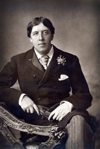 Oscar Wilde, 1889 (karbontrykkbilde)